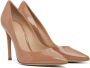 Gianvito Rossi Beige Gianvito 105 Heels - Thumbnail 4