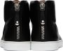 Gianvito Rossi Black Calfskin High Top Sneakers - Thumbnail 2