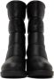 Gianvito Rossi Black Quilted Shearling Ankle Boots - Thumbnail 2