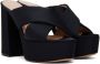 Gianvito Rossi Black Sheridan Platform Sandals - Thumbnail 4