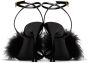 Gianvito Rossi Black Spice Plume Heeled Sandals - Thumbnail 2