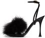 Gianvito Rossi Black Spice Plume Heeled Sandals - Thumbnail 3