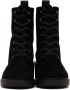 Gianvito Rossi Black Suede Foster Lace-Up Boots - Thumbnail 2