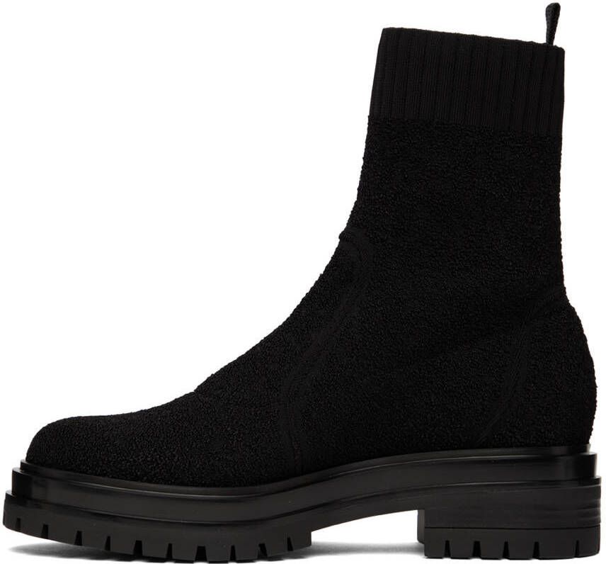 Gianvito Rossi Black Torrance Sock Boots