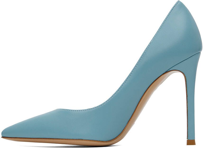 Gianvito Rossi Blue Gianvito 105 Heels