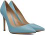 Gianvito Rossi Blue Gianvito 105 Heels - Thumbnail 4