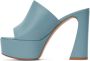 Gianvito Rossi Blue Holly Mule Sandals - Thumbnail 3