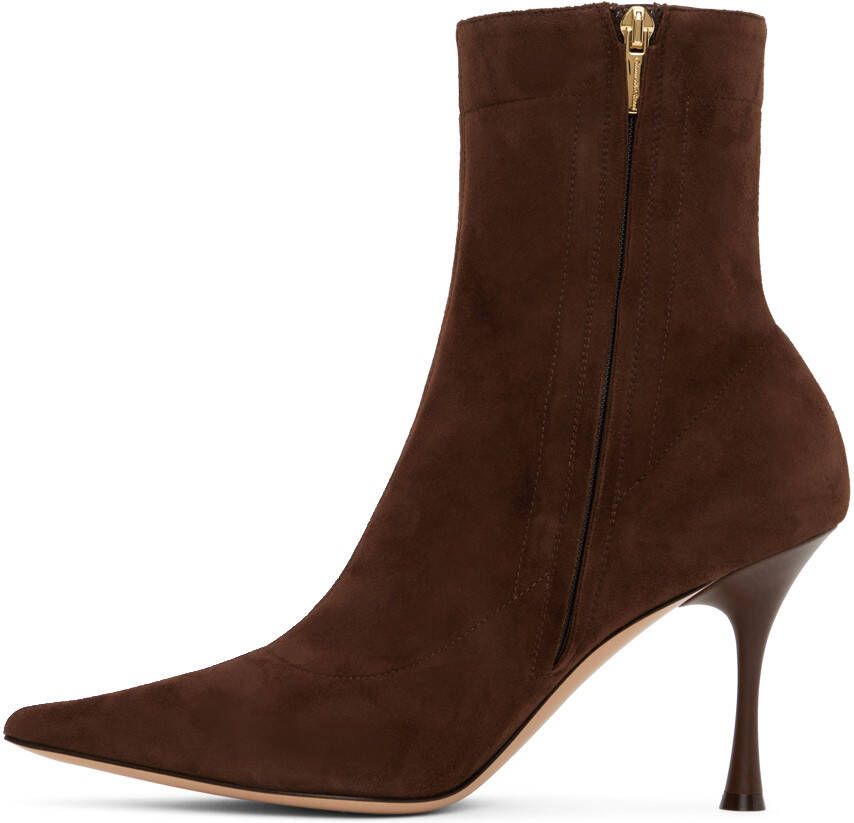 Gianvito Rossi Brown Dunn Boots