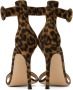 Gianvito Rossi Brown Portofino Heeled Sandals - Thumbnail 2