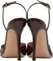 Gianvito Rossi Brown Ribbon D'Orsay Heels - Thumbnail 2