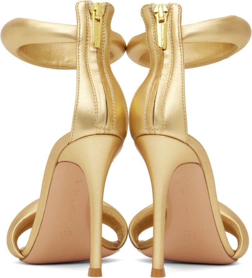 Gianvito Rossi Gold Bijoux Heeled Sandals