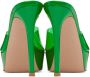Gianvito Rossi Green Betty Heeled Platform Sandals - Thumbnail 2