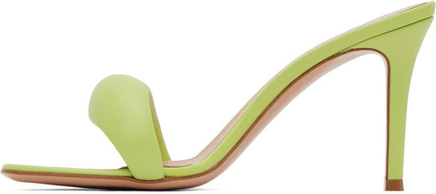 Gianvito Rossi Green Bijoux 85 Heeled Sandals