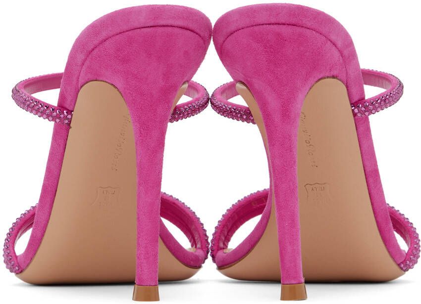 Gianvito Rossi Pink Cannes Heeled Sandals