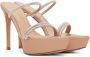 Gianvito Rossi Pink Cannes Platform Heeled Sandals - Thumbnail 4