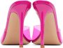 Gianvito Rossi Pink Elle 85 Mules - Thumbnail 2