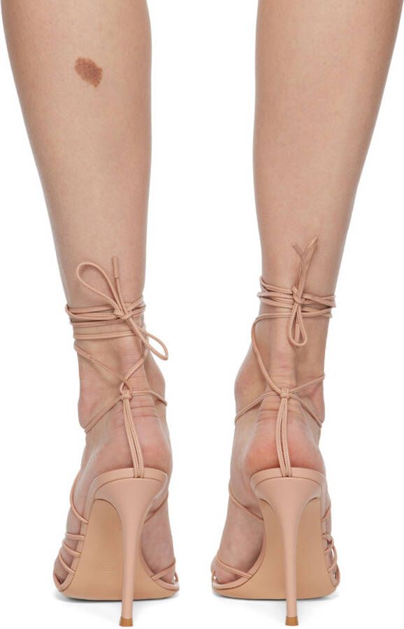 Gianvito Rossi Pink Sylvie Heeled Sandals