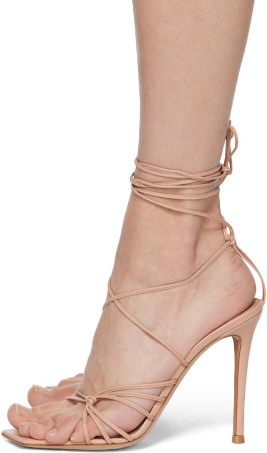 Gianvito Rossi Pink Sylvie Heeled Sandals