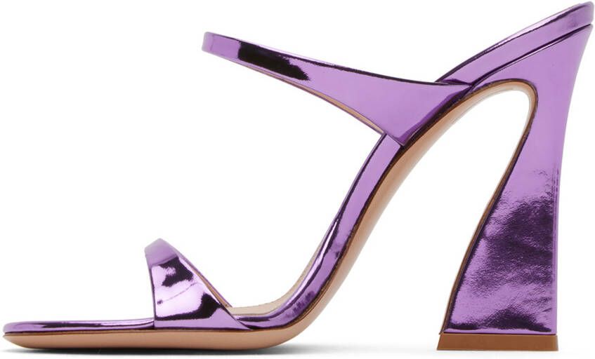 Gianvito Rossi Purple Aura Heeled Sandals