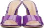Gianvito Rossi Purple Elle 105 Heeled Sandals - Thumbnail 2