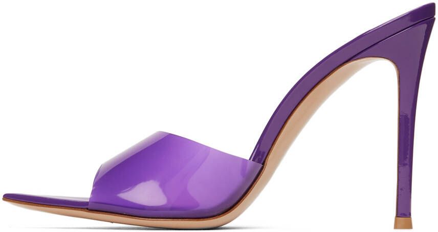 Gianvito Rossi Purple Elle 105 Heeled Sandals