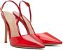 Gianvito Rossi Red Ribbon D'Orsay Heels - Thumbnail 4