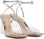 Gianvito Rossi Silver Cosmic 85 Heeled Sandals - Thumbnail 4