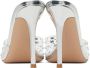 Gianvito Rossi Silver Halley 105 Heeled Mules - Thumbnail 2