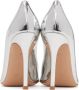 Gianvito Rossi Silver Pointed Heels - Thumbnail 2