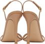 Gianvito Rossi Tan Ribbon Sandals - Thumbnail 2