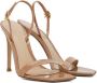 Gianvito Rossi Tan Ribbon Sandals - Thumbnail 4