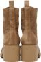 Gianvito Rossi Tan Suede Foster Ankle Boots - Thumbnail 2
