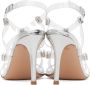 Gianvito Rossi Transparent & Silver Crystal Fever Heeled Sandals - Thumbnail 2
