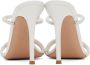 Gianvito Rossi White Cannes Heeled Sandals - Thumbnail 2