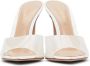 Gianvito Rossi White Elle 105 Heeled Sandals - Thumbnail 2