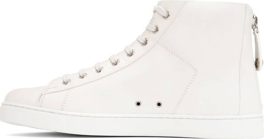 Gianvito Rossi White Leather Sneakers