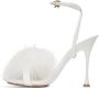 Gianvito Rossi White Spice Plume Heeled Sandals - Thumbnail 3