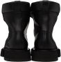 Giorgio Armani Black Embossed Boots - Thumbnail 2