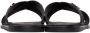 Giorgio Armani Black Pebbled Plaited Sandals - Thumbnail 4