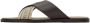 Giorgio Armani Brown & Beige Leather Sandals - Thumbnail 3