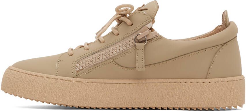 Giuseppe Zanotti Beige Frankie Sneakers