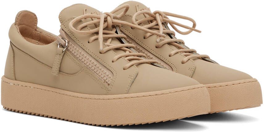 Giuseppe Zanotti Beige Frankie Sneakers