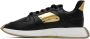 Giuseppe Zanotti Black & Gold Ferox Sneakers - Thumbnail 3