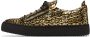 Giuseppe Zanotti Black & Gold Frankie Monogram Sneakers - Thumbnail 3