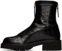 Giuseppe Zanotti Black GZ Alexa Faux-Leather Ankle Boots - Thumbnail 3