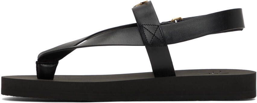 Giuseppe Zanotti Black Hydra Sandals