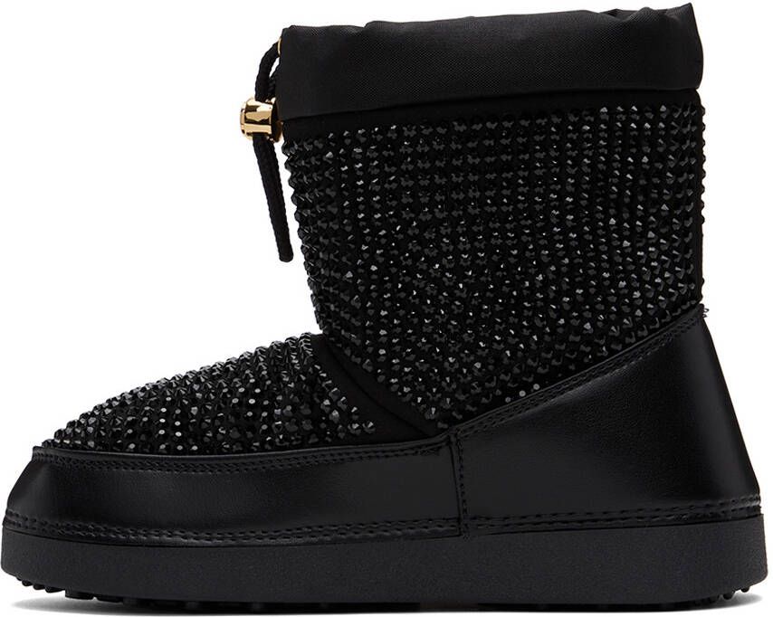 Giuseppe Zanotti Black Snow Crystal Boots