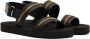 Giuseppe Zanotti Black Zip Flat Sandals - Thumbnail 4