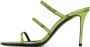 Giuseppe Zanotti Green Metallic Heeled Sandals - Thumbnail 3