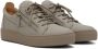 Giuseppe Zanotti Khaki Frankie Sneakers - Thumbnail 4